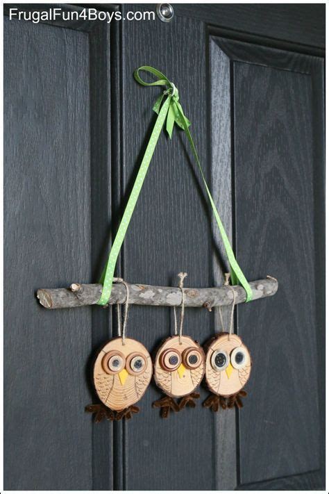 owl barn owl tree  door hanging tutorial crafts owl ornament