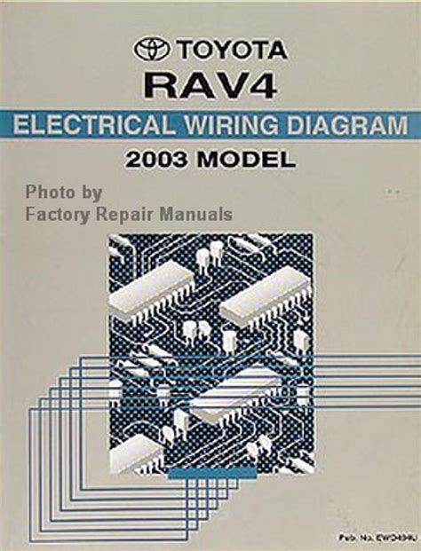 toyota rav electrical wiring diagrams original factory repair manuals