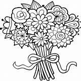 Kwiaty Bukiet Kwiatów Kolorowanki Kolorowanka Druku Drukowania Planetadziecka sketch template