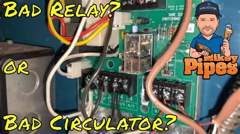 blown taco sr switching relay   test resistance  taco  circulator youtube