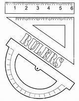 Ruler sketch template