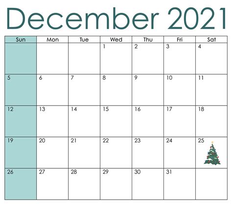 printable december calendar numbers     printablee