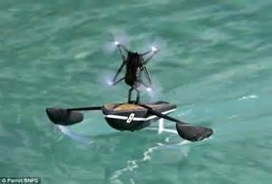 hydrofoil quadcopter drone seamlessly films   air   water daily mail