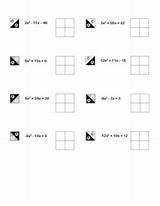 Algebra Factoring sketch template