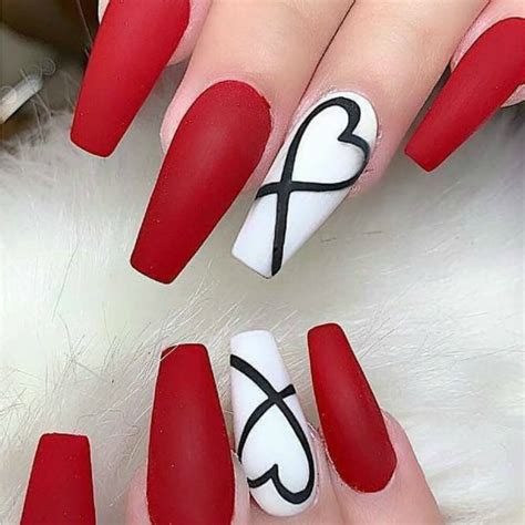 valentines day nails ideas featuring  nail shapes