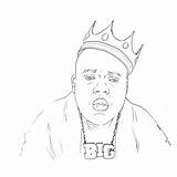 Tupac Enchanted sketch template