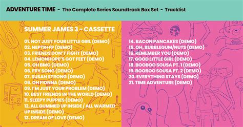 music weekly adventure time the complete series