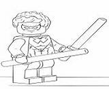Coloring Lego Printable Nightwing Pages Book Heroes Explore Super Info sketch template