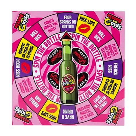 Spin The Bottle Risque Edition Fun Cheeky Adult Drinking