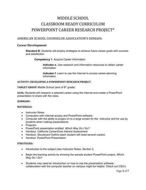 narrative essay career research project examples