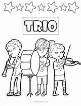 Music Coloring Solo Pages Teacherspayteachers Duet Trio Reinforce Genres Terms These sketch template
