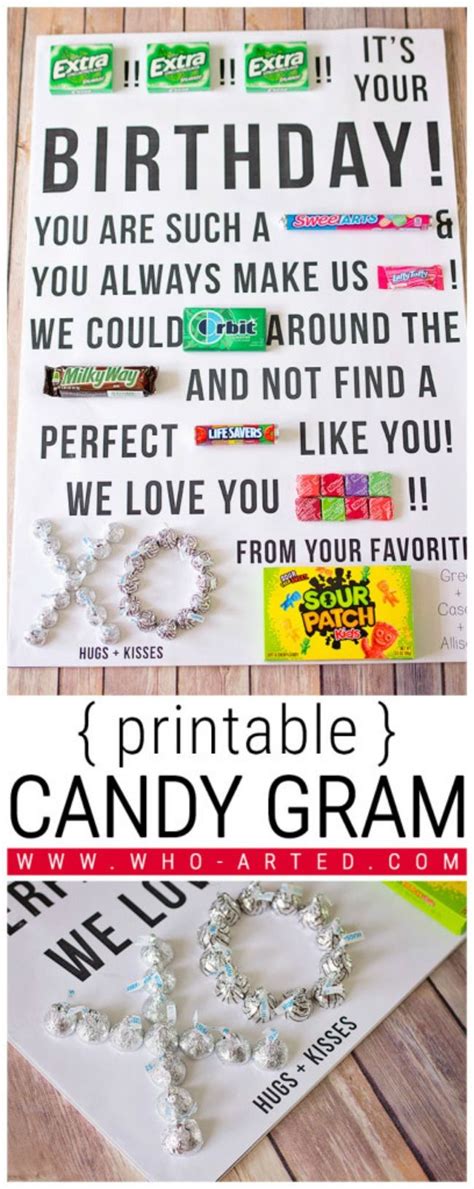 the 11 best candy gram ideas want need love friend birthday ts birthday candy