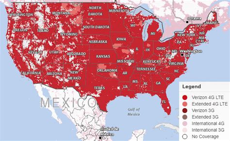 Verizon Coverage Map 2020 – Map Of The Usa With State Names