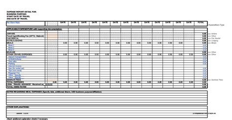excel templates  business expenses