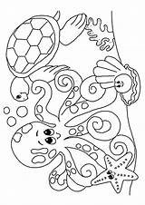 Coloring Sea Pages Under Printable Ocean Animals Colouring Winter Coloring4free Color Getcolorings Getdrawings Realistic Turtles Print Books Colorings sketch template