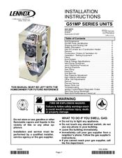 furnace installation manual lennox  high powerper