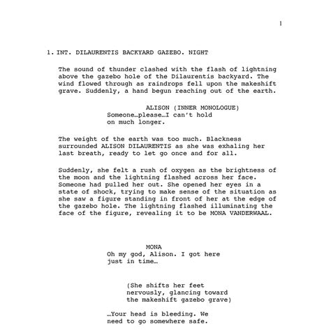 screenplay templatepdf docdroid