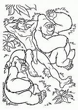 Tarzan Coloring Disney Pages Jane Book Popular Library Books Choose Board Sheets Coloringhome sketch template