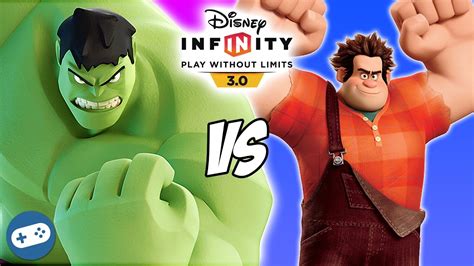 Hulk Vs Wreck It Ralph Disney Infinity 3 0 Toy Box Fight Youtube