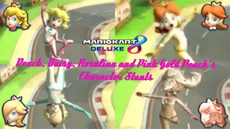Mario Kart 8 Deluxe Peach Daisy Rosalina And Pink Gold