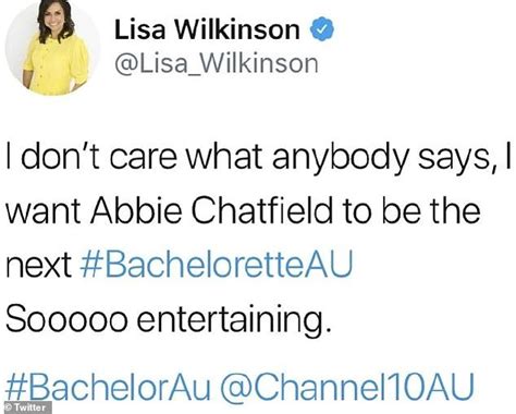 The Bachelor Lisa Wilkinson Spoils The Finale With A Shocking Tweet