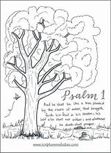 Coloring Pages Psalm Children Verse Print Adults Scripture sketch template
