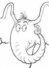 Horton Hears Who Coloring sketch template