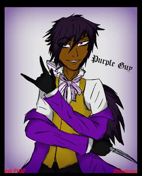 Purple Guy As Grell Vincent By Ask Fnaf On Deviantart