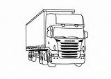 Scania Kleurplaat Vrachtwagen Oplegger Lkw Leinwand Malen Darington Brit Challenges Vrachtauto Kleurplaten Kidsplaycolor Colornimbus sketch template