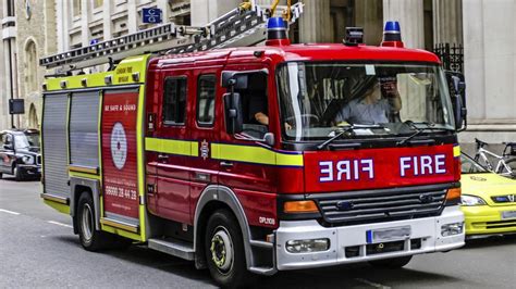 fire engines crash  canary wharf  emergency call bbc news