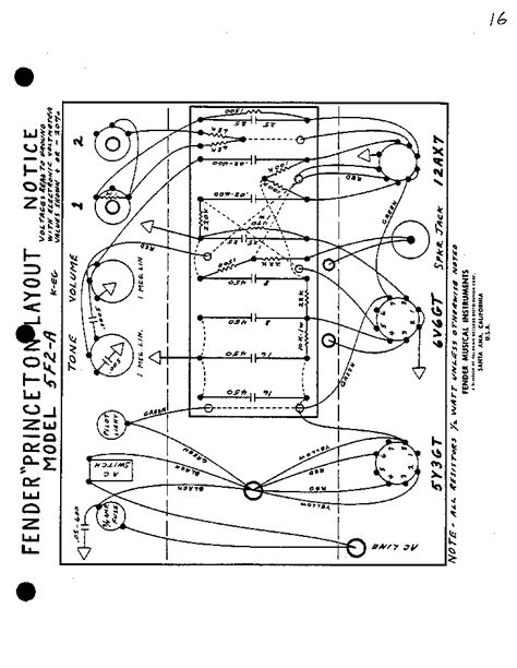 fender princeton fa sch service manual  schematics eeprom repair info