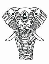 Coloring Elephant Pages Asian Elephants Getcolorings sketch template