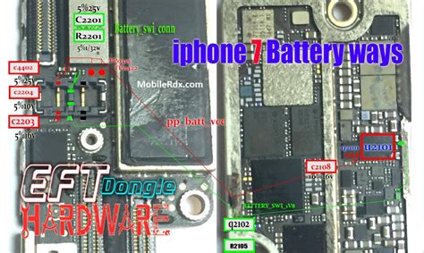 iphone  battery connector ways power problem repair solution