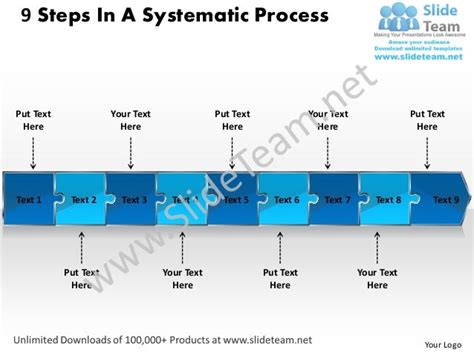 steps   systematic process schematic drawing power point