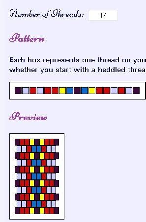 calling  fun colors  created   inkle loom pattern generator   httpwww