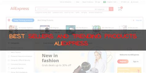 aliexpress  sellers  trending products