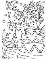 Coloring Arielle Mermaid Cake Colorear Meerjungfrau Triton Princesas Princesa Tulamama Characters Netart Bubakids Ausmalbild Fabius Coloringfolder Momjunction Amordepapeis Feito sketch template
