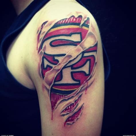 images  er tattoos  pinterest fan tattoo bay area  football season