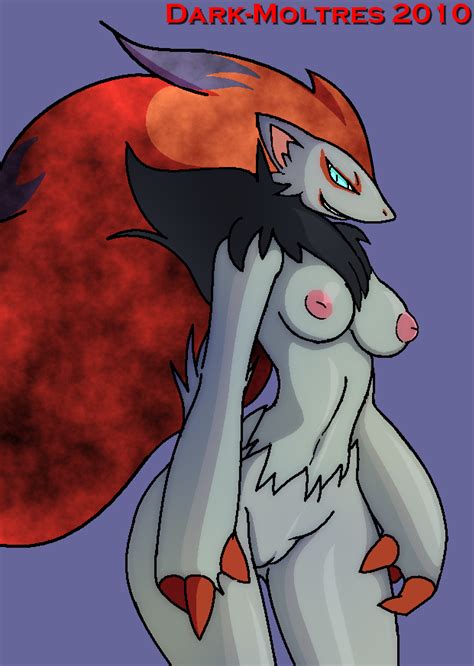 rule 34 anthro breasts color cyan eyes dark moltres exposed breasts