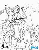 Coloring Barbie Pages Princess Printable Popstar Keira Popular sketch template