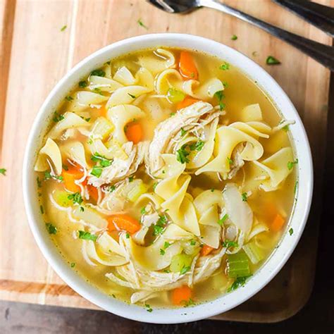 20 Minute Homemade Chicken Noodle Soup