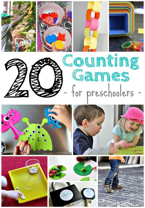 counting games  preschoolers page