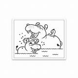 Hippos Crayola Mommy sketch template
