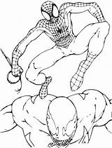 Venom Spiderman Coloring Pages Vs Printable Pages2color Books Print Library Clipart Pdf Popular Coloringhome sketch template