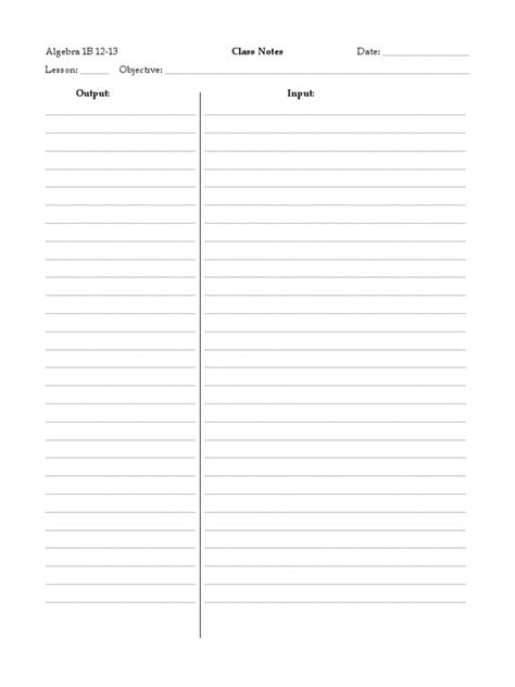 note  template