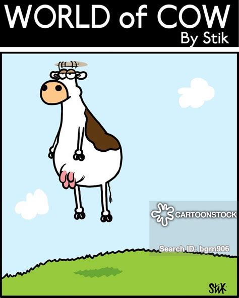 flying cow cartoons and comics funny pictures from cartoonstock