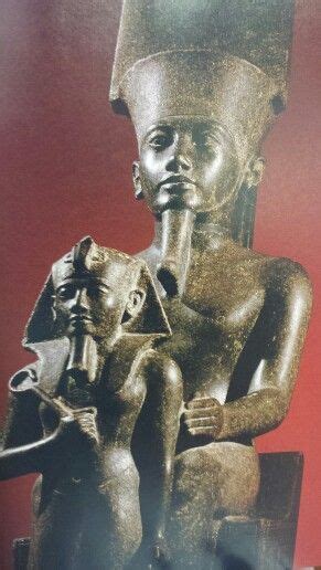 God Amun Protecting King Horemheb Tut S Commander In