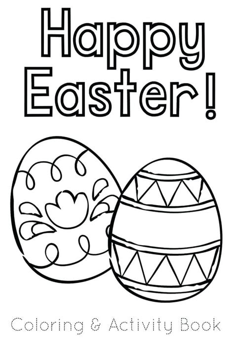 printable coloring  activity book easter story easter