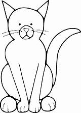 Coloring Simple Pages Cat Easy Color Kids Face Clipart Print Clipartbest Shape Related Post sketch template