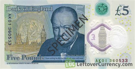 bank  england   pounds churchill exchange  today
